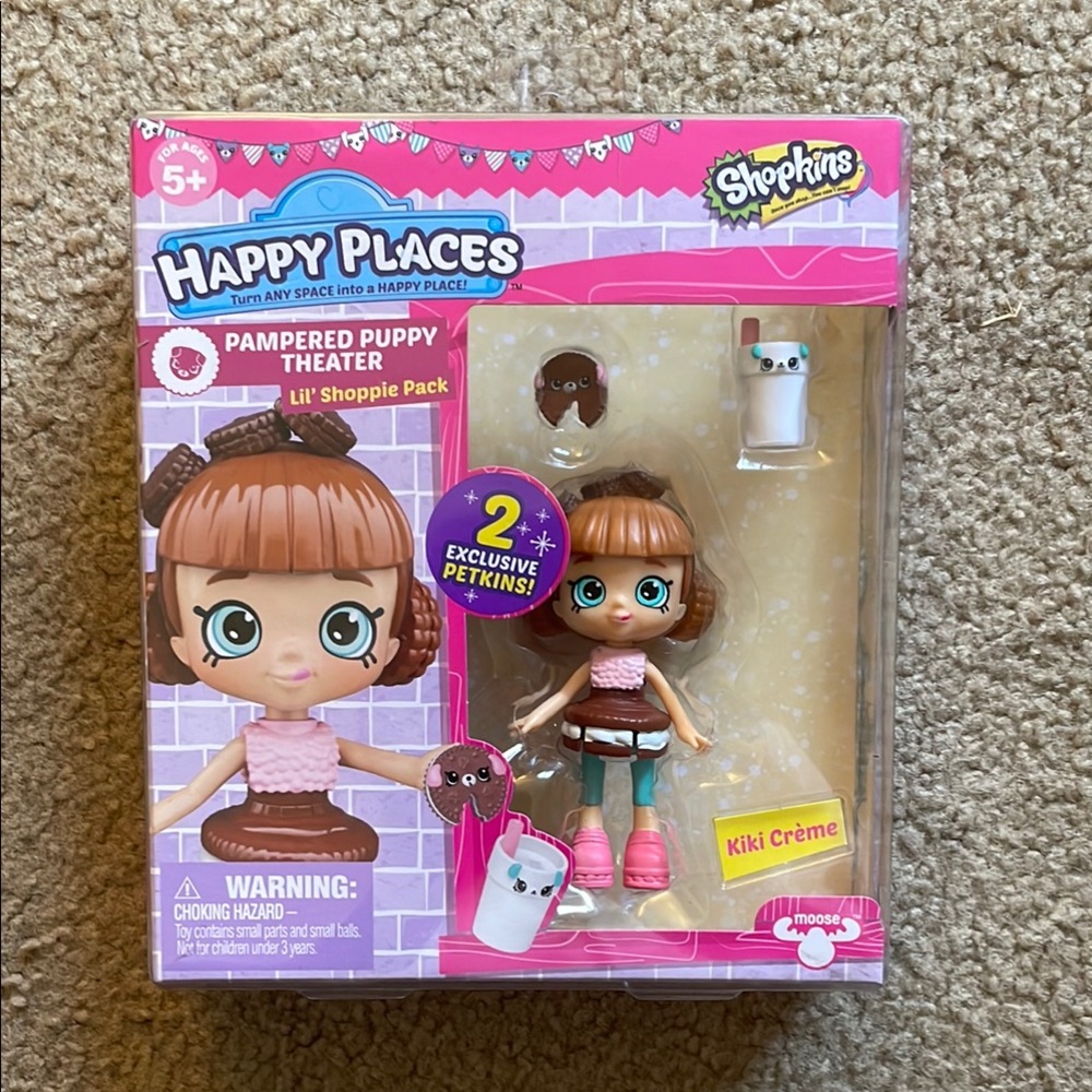 Shopkins Happy Places Pampered Puppy Theater Lil’ Shoppie Pack - Kiki Creme